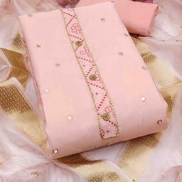 DIVASTRI Embellished Unstitched Dress Material-picture-7
