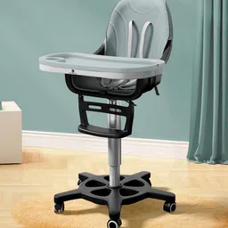 StarAndDaisy Kids Height Adjustable High Chair With Tray-12
