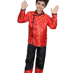 Kaku Fancy dresses Boys Printed Chinese Boy Costume-image-47