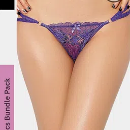 ZERJAMA Women Black Briefs-picture-28