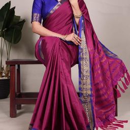 RUNAYA NX Zari Silk Cotton Mysore Silk Saree-image-74