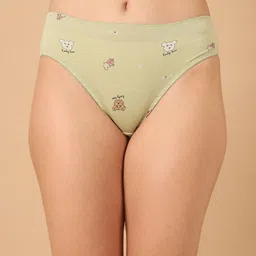 PrettyCat Printed Cotton Bikini Briefs
PC-PA-7019A-GRN-S-image-97
