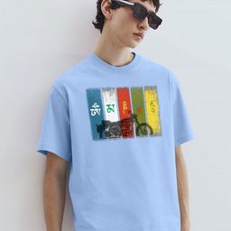TOGS & TERRE Graphic Printed Drop-Shoulder Sleeves Organic Cotton Oversized T-Shirt-picture-23