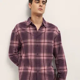 THE BEAR HOUSE Men Opaque Checked Casual Shirt-picture-14