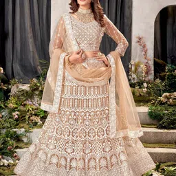VARNI FABRICS Embroidered Semi-Stitched Lehenga & Unstitched Blouse With Dupatta-picture-56