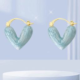 Krelin Heart Shaped Hoop Earrings-image-18