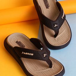 ABROS Men Striped Sliders-picture-7