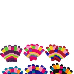 FIRMED STRING Kids-Unisex Multi Wool Gloves-54