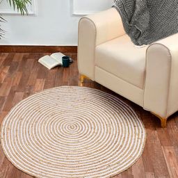 HOMADORN Brown Bohemian Hemp Carpet-picture-5