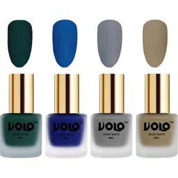 VOLO Set Of 4 Velvet Matte Nail Polish- 8 ml Each- Shade- 12-19 -20 -37-image-52