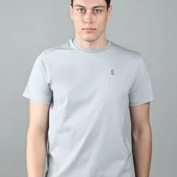 LOUIS STITCH Round Neck Short Sleeves Regular Fit Pure Cotton T-Shirt-image-4