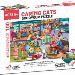 Goody Gum Cat 100 Piece Jigsaw Puzzle Kids Ages 6-10 Years Play & Learn Kindness-21