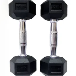 HackerX Set Of 2 Fixed Weight Dumbbell - 2.5Kg Each image 2