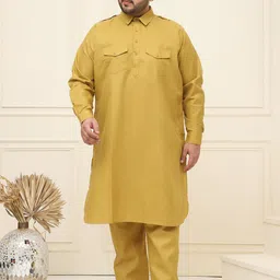 SOJANYA PLUS Men Regular Kurta with Salwar image 1