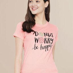 Metronaut Women Typography Printed Round Neck Cotton T-shirt-image-57