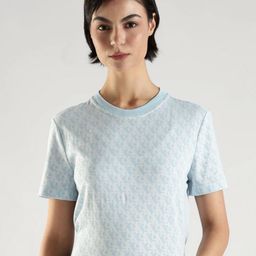 Calvin Klein Jeans Women Conversational Printed Round Neck Pure Cotton T-shirt-picture-47