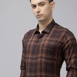 Van Heusen Slim Fit Checked Formal Shirt-picture-8