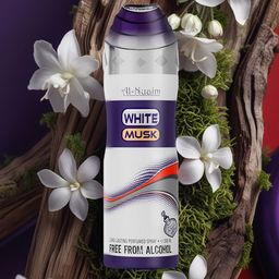 Al-Nuaim Set of 2 White Musk Long Lasting Alcohol Free Deodorant - 200 ml each-picture-15