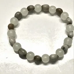 Divine souvenirs Unisex Artificial Beaded Elasticated Bracelet-19