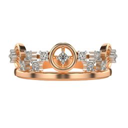VALANOVA Women Rose Gold Ring Diamond-picture-3