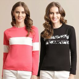 Metronaut Women 2 Applique T-shirt-image-44