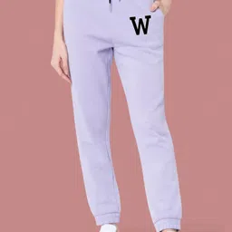 SAAHASAM Women Printed Relaxed Loose Fit Joggers Trousers-picture-36