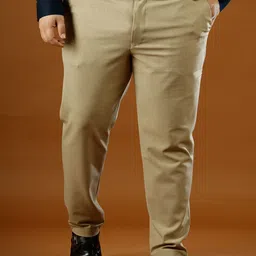 Muffynn Men Plus Size Relaxed Straight Leg Fit Straight Fit Mid-Rise Formal Trousers-picture-12