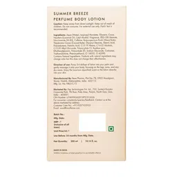 MCaffeine Summer Breeze Body Lotion with Niacinamide Cocoa Butter & Caffeine - 300 ml image 5