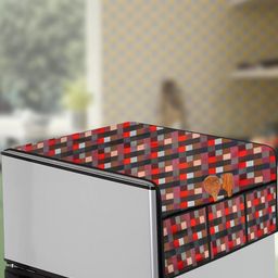 The Furnishing Tree Red Plastic Refrigerator Cover-image-68