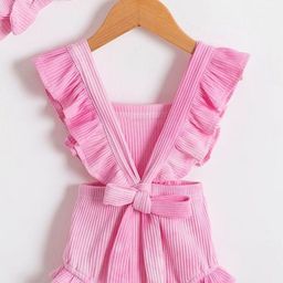 LULU & SKY Checked Flutter Sleeve Cotton Styled Back Top image 2