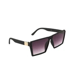 BAYBERRY Unisex Black Lens & Black Square Sunglasses with-image-45