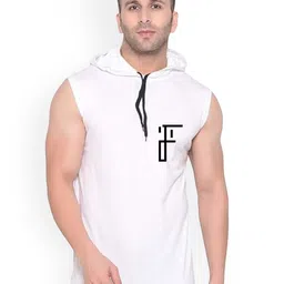 Fashnobic Create Your SunShine Printed Hooded Neck Gym Vest FB-106_W_Back_pt-195-image-29