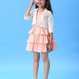 Macwin Crepe A-Line Mini Dress-image-30