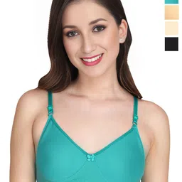 Liigne Women Pack Of 4 Full Coverage Lightly Padded T-shirt Bra-picture-34