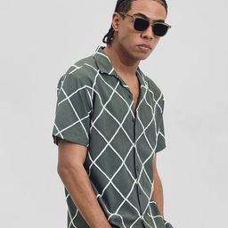 Snitch Men Boxy Opaque Printed Casual Shirt-image-106