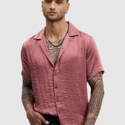 Snitch Men Relaxed Boxy Opaque Casual Shirt-image-54