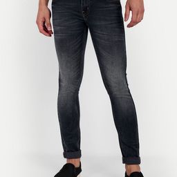 MEGHZ Men Narrow Skinny Fit Light Fade Stretchable Jeans-image-97