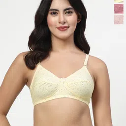 LILY Pack Of 3 Full Coverage Non Padded Non-Wired Bra-image-16