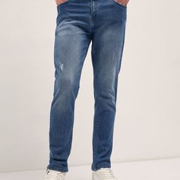 THE BEAR HOUSE Men Cotton Slim Fit Light Fade Jeans-picture-20