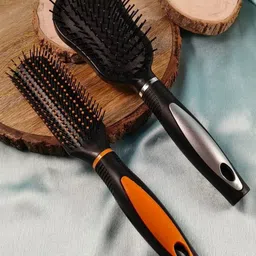 Jewelz Set Of 2 Perfect Detangling Cushion Brush & Cleaning Comb-74