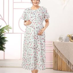 MomsBae Maternity Maxi Maternity Dress-image-1
