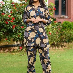 PRETTY PALLU Printed Pure Cotton Tunic With Trouser-picture-33