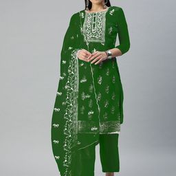 Maroosh Embroidered Organza Unstitched Dress Material-image-53