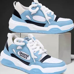 Groofer Men Colourblocked Sneakers-image-5
