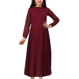 BAESD Georgette Fit & Flare Maxi Dress-picture-42