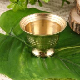 Brass Decorative Bowl brass heavy Small Bowl For pooja Disposable-4