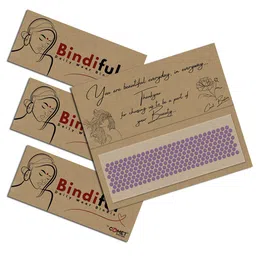 Comet Busters Set Of 3 Bindiful Traditional Round Velvet Bindi image 3