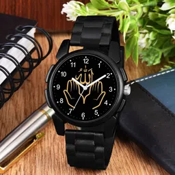CSAMON Men Dial & Straps Analogue Watch J16BLK Islamic NUM03 CD_SH-5