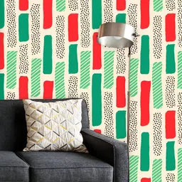 ArtzFolio Printed UV-Resistant Anti-Bacterial Brush Stroke Repeating Art Peel & Stick Wallpaper-image-92