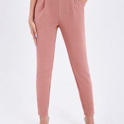 DTR FASHION Women Slim Fit Wrinkle Free Pleated Trousers-image-98